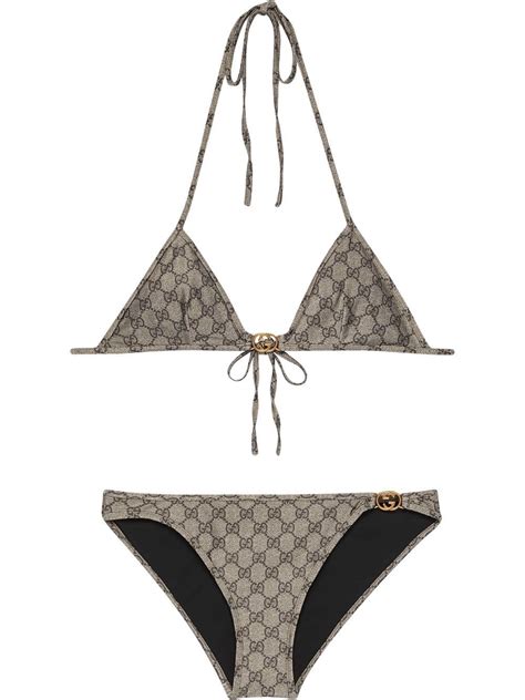 gucci gg stretch jersey swimsuit|gucci supreme print bikini.